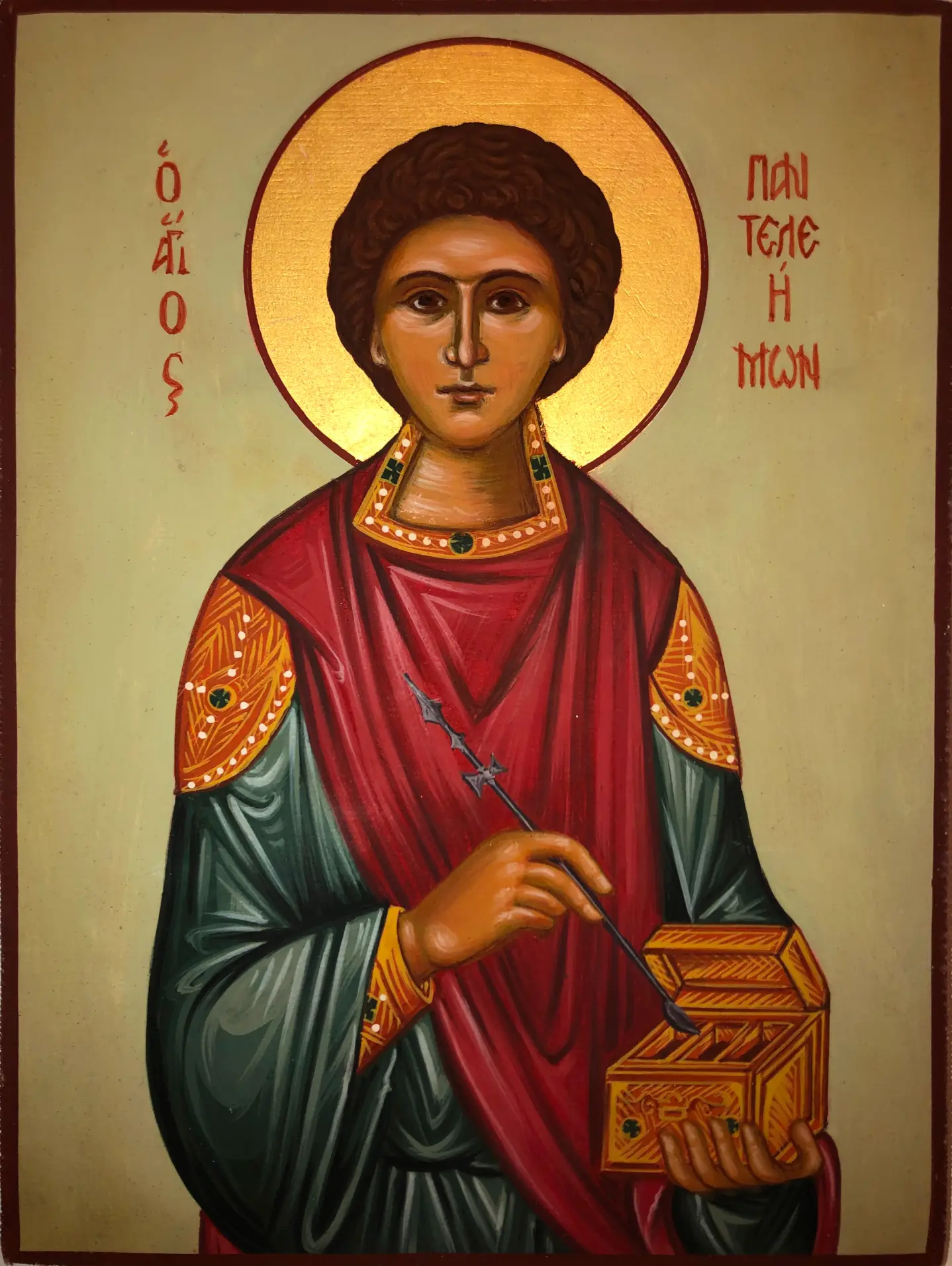 Ikon föreställande Stormartyr Panteleimon